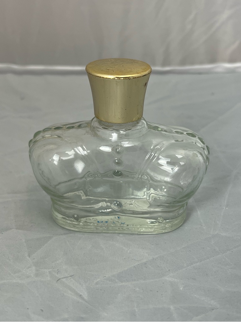 Vintage Prince Matchabelli Empty Perfume Crown Bottle Empty